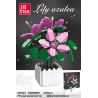 JIESTAR 92363 non  HOA ĐỖ QUYÊN bộ đồ chơi xếp lắp ráp ghép mô hình Flowers LILY AZALEA 698 khối