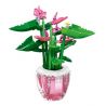 JIESTAR 92361 non  LÒNG BÀN TAY MÀU HỒNG bộ đồ chơi xếp lắp ráp ghép mô hình Flowers PINK PALM Hoa 257 khối
