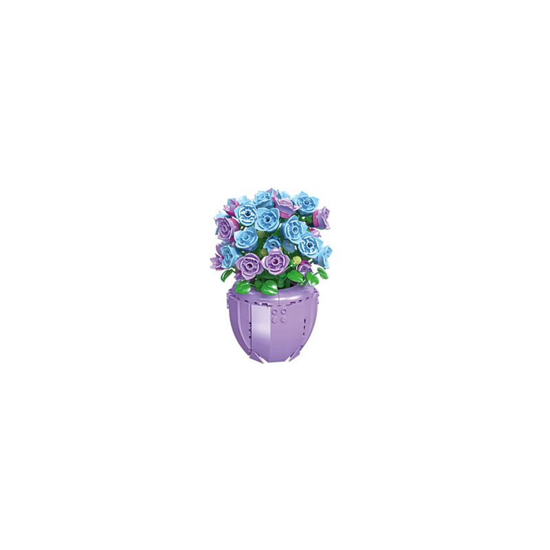 JIESTAR 92360 non Lego HOA CHUÔNG bộ đồ chơi xếp lắp ráp ghép mô hình Flowers BELLFLOWER 372 khối