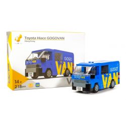 TINY ATBRC017 non  XE TẢI NHỎ TOYOTA HIACE HỒNG KÔNG GOGOVAN bộ đồ chơi xếp lắp ráp ghép mô hình City TOYOTA HIACE GOGOVAN Thành Phố 218 khối