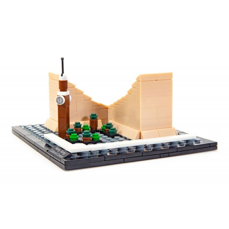 TINY ATBRC015 non  VỚI TÌNH YÊU bộ đồ chơi xếp lắp ráp ghép mô hình Architecture HONG KONG CULTURAL CENTRE Công Trình Kiến Trúc 223 khối