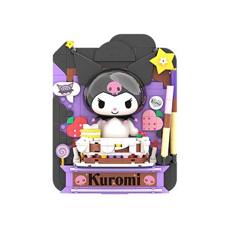 TOP TOY TC1503 1503 non  BÁNH RỪNG ĐEN CỦA KUROMI bộ đồ chơi xếp lắp ráp ghép mô hình 300 khối