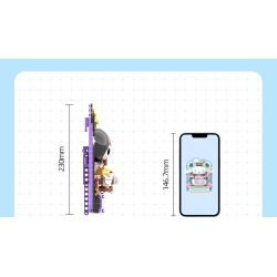 TOP TOY TC1503 1503 non  BÁNH RỪNG ĐEN CỦA KUROMI bộ đồ chơi xếp lắp ráp ghép mô hình 300 khối