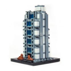 TINY ATBRC013 non  NGÂN HÀNG SƯ TỬ HỒNG KÔNG bộ đồ chơi xếp lắp ráp ghép mô hình Architecture HONG KONG BANK BUILDING Công Trình Kiến Trúc 313 khối