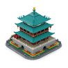WANGE 6228 non  THÁP CHUÔNG TÂY AN bộ đồ chơi xếp lắp ráp ghép mô hình Buildings 1121 khối