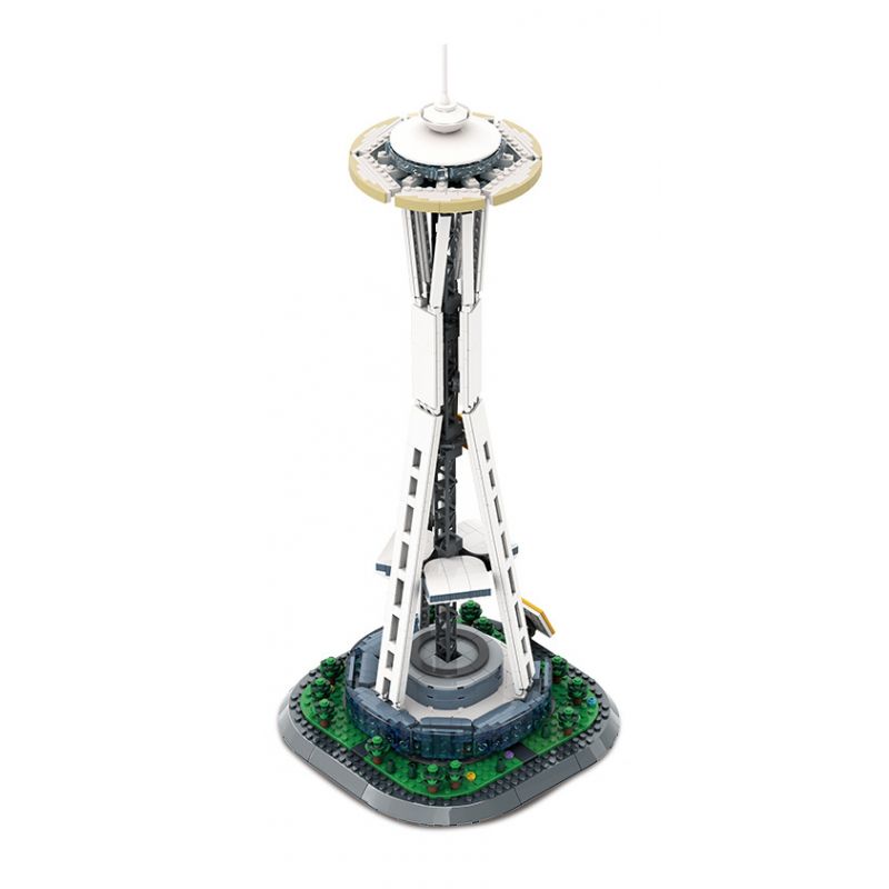 WANGE 5238 non Lego KIM KHÔNG GIAN SEATTLE bộ đồ chơi xếp lắp ráp ghép mô hình Buildings SPACE NEEDLE 1075 khối