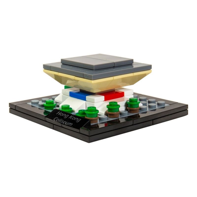 TINY ATBRC011 non  ĐẤU TRƯỜNG HỒNG KÔNG bộ đồ chơi xếp lắp ráp ghép mô hình Architecture HONG KONG COLISEUM Công Trình Kiến Trúc 64 khối