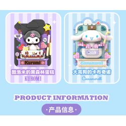 TOP TOY TC1502 1502 non  CAPPUCCINO CHÓ TAI TO bộ đồ chơi xếp lắp ráp ghép mô hình CINNAMOROLL 300 khối