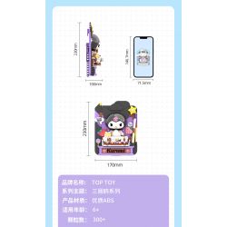 TOP TOY TC1502 1502 non  CAPPUCCINO CHÓ TAI TO bộ đồ chơi xếp lắp ráp ghép mô hình CINNAMOROLL 300 khối