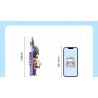 TOP TOY TC1502 1502 non  CAPPUCCINO CHÓ TAI TO bộ đồ chơi xếp lắp ráp ghép mô hình CINNAMOROLL 300 khối