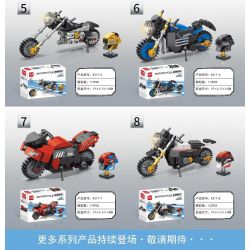 MINGDI K217 non  8 LOẠI Ô TÔ TÍCH LUỸ NHANH bộ đồ chơi xếp lắp ráp ghép mô hình Creator Sáng Tạo 947 khối