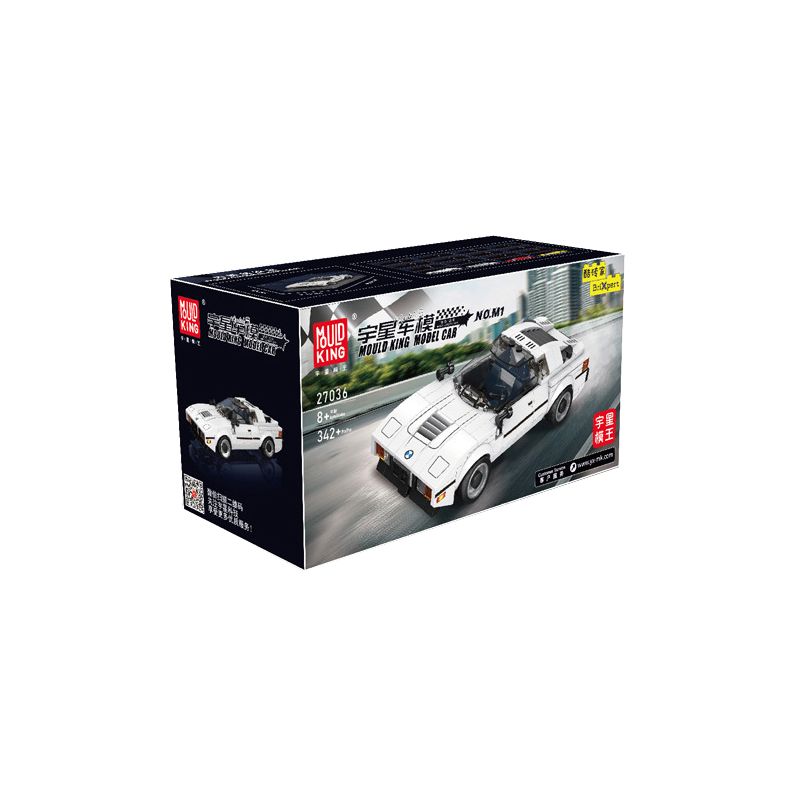 MouldKing 27036 Mould King 27036 non  XE M1 bộ đồ chơi xếp lắp ráp ghép mô hình Speed Champions Racing Cars BMW M1 Đua Xe Công Thức 342 khối