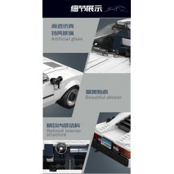 MouldKing 27036 Mould King 27036 non  XE M1 bộ đồ chơi xếp lắp ráp ghép mô hình Speed Champions Racing Cars BMW M1 Đua Xe Công Thức 342 khối