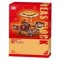 LOZ 2215 non  HỘP DAQUAN SUM HỌP NĂM MỚI bộ đồ chơi xếp lắp ráp ghép mô hình Chinese Traditional Festivals CHINESE NEW YEAR CANDY BOX Lễ Hội Cổ Truyền 691 khối