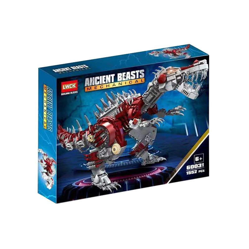 LWCK 60031 non Lego RỒNG MECHA INDOMINUS bộ đồ chơi xếp lắp ráp ghép mô hình ANCIENT BEASTS MECHANICAL 1552 khối