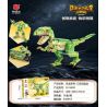 XIANG JUN XJ-945D 945D XJ945D non  BA VELOCIRAPTOR BIẾN HÌNH bộ đồ chơi xếp lắp ráp ghép mô hình DINOSAUR LEGEND 456 khối
