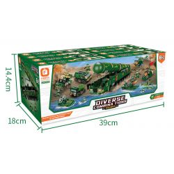 FORANGE FC3834 3834 non  DONGFENG-41 8 TỔ HỢP bộ đồ chơi xếp lắp ráp ghép mô hình Military Army DF-41 Quân Sự Bộ Đội 715 khối