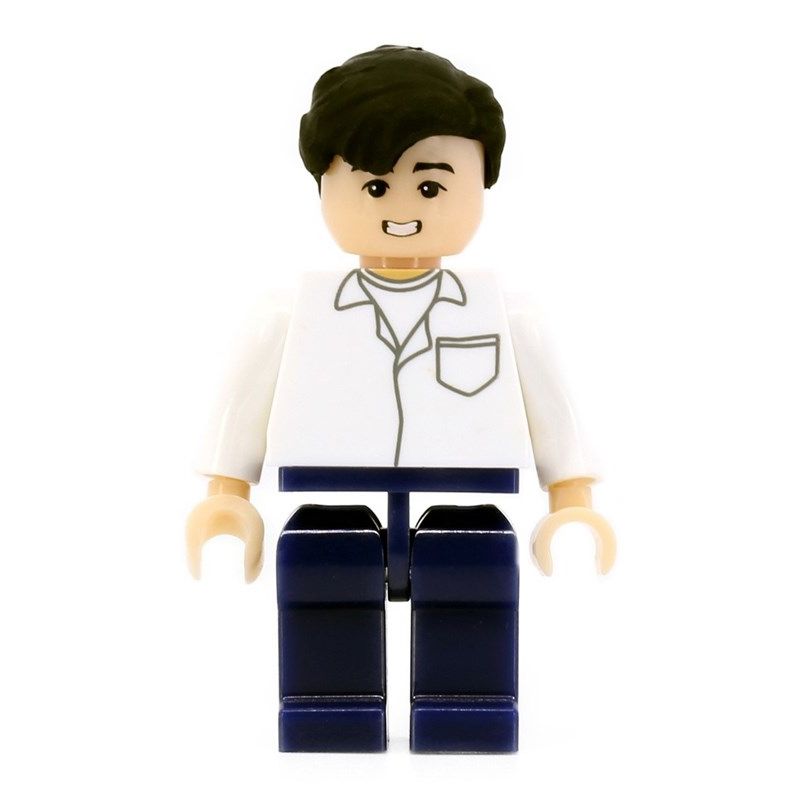 TINY ATBFS005 non  ANH ẤY ĐẾN TỪ JIANGHU 1989 HE XINMIAO bộ đồ chơi xếp lắp ráp ghép mô hình