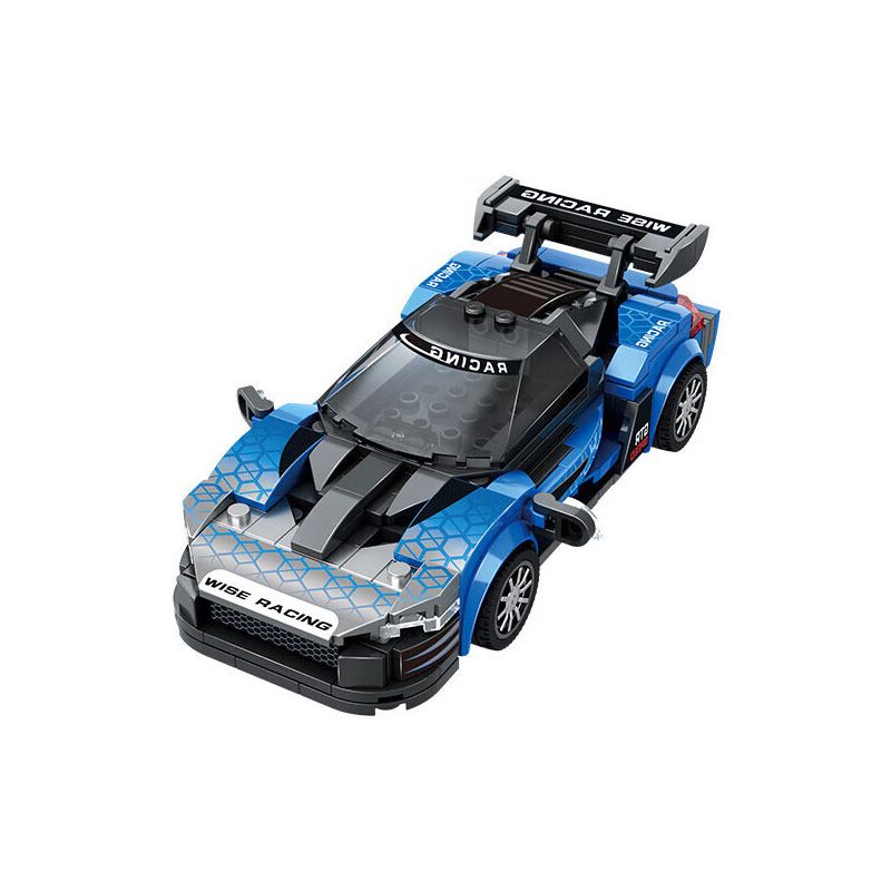 WISE BLOCK HA389171 389171 non Lego SIÊU XE ĐIỀU KHIỂN TỪ XA NIGHT SHADOW MCLAREN bộ đồ chơi xếp lắp ráp ghép mô hình Speed Champions Racing Cars Đua Xe Công Thức