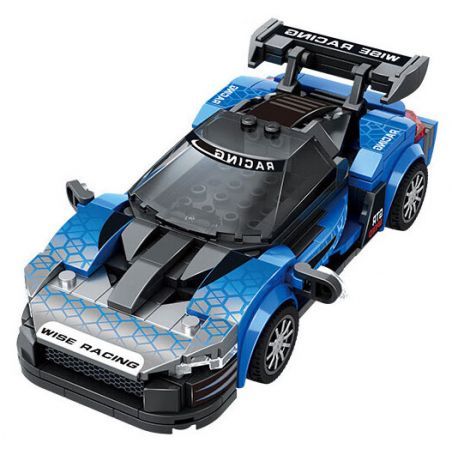 WISE BLOCK HA389171 389171 non  SIÊU XE ĐIỀU KHIỂN TỪ XA NIGHT SHADOW MCLAREN bộ đồ chơi xếp lắp ráp ghép mô hình Speed Champions Racing Cars Đua Xe Công Thức