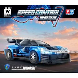 WISE BLOCK HA389171 389171 non  SIÊU XE ĐIỀU KHIỂN TỪ XA NIGHT SHADOW MCLAREN bộ đồ chơi xếp lắp ráp ghép mô hình Speed Champions Racing Cars Đua Xe Công Thức