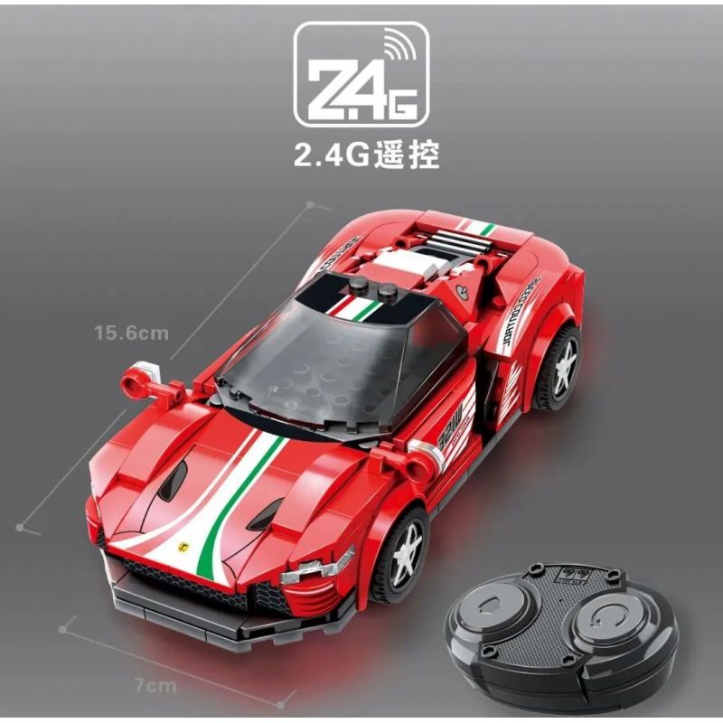 WISE BLOCK HA389171 389171 non  SIÊU XE ĐIỀU KHIỂN TỪ XA NIGHT SHADOW MCLAREN bộ đồ chơi xếp lắp ráp ghép mô hình Speed Champions Racing Cars Đua Xe Công Thức