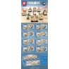 SEMBO 105057 105050 105051 105052 105053 105054 105055 105056 non  BỘ ĐỒ CHIẾN ĐẤU SIÊU ĐẦY ĐỦ bộ đồ chơi xếp lắp ráp ghép mô hình Iron Blood Heavy Equipment Đặc Nhiệm Máu Và Sắt 445 khối