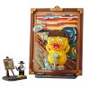 LOZ 1288 non  KÊU VỊT bộ đồ chơi xếp lắp ráp ghép mô hình CUTE PAINTING 893 khối