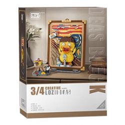 LOZ 1288 non  KÊU VỊT bộ đồ chơi xếp lắp ráp ghép mô hình CUTE PAINTING 893 khối