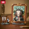 LOZ 1286 non  NHỮNG BỨC TRANH DỄ THƯƠNG TRÊN THẾ GIỚI ZHA NA LISA bộ đồ chơi xếp lắp ráp ghép mô hình CUTE PAINTING 604 khối