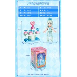 GUDI 9053 non  YE LUOLI DREAM FAIRY 8 PHONG CÁCH bộ đồ chơi xếp lắp ráp ghép mô hình Yeloli