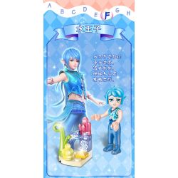 GUDI 9053 non  YE LUOLI DREAM FAIRY 8 PHONG CÁCH bộ đồ chơi xếp lắp ráp ghép mô hình Yeloli