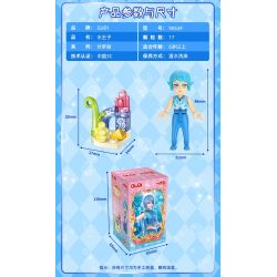 GUDI 9053 non  YE LUOLI DREAM FAIRY 8 PHONG CÁCH bộ đồ chơi xếp lắp ráp ghép mô hình Yeloli