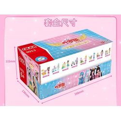GUDI 9053 non  YE LUOLI DREAM FAIRY 8 PHONG CÁCH bộ đồ chơi xếp lắp ráp ghép mô hình Yeloli