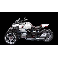 JIESTAR 91024 non  XE MÁY BA BÁNH HONDA NEWING bộ đồ chơi xếp lắp ráp ghép mô hình Motorcycle Motorbike HONDA NEO WING Xe Hai Bánh 996 khối