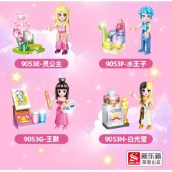 GUDI 9053 non  YE LUOLI DREAM FAIRY 8 PHONG CÁCH bộ đồ chơi xếp lắp ráp ghép mô hình Yeloli