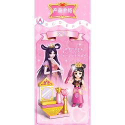 GUDI 9053 non  YE LUOLI DREAM FAIRY 8 PHONG CÁCH bộ đồ chơi xếp lắp ráp ghép mô hình Yeloli