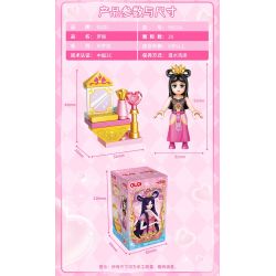 GUDI 9053 non  YE LUOLI DREAM FAIRY 8 PHONG CÁCH bộ đồ chơi xếp lắp ráp ghép mô hình Yeloli