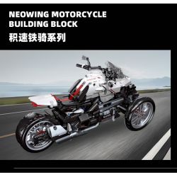 JIESTAR 91024 non  XE MÁY BA BÁNH HONDA NEWING bộ đồ chơi xếp lắp ráp ghép mô hình Motorcycle Motorbike HONDA NEO WING Xe Hai Bánh 996 khối