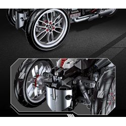 JIESTAR 91024 non  XE MÁY BA BÁNH HONDA NEWING bộ đồ chơi xếp lắp ráp ghép mô hình Motorcycle Motorbike HONDA NEO WING Xe Hai Bánh 996 khối