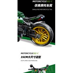 JIESTAR 91022 non  BENELLI 502C bộ đồ chơi xếp lắp ráp ghép mô hình  Kỹ Thuật Công Nghệ Cao Mô Hình Phương Tiện 765 khối