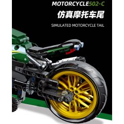 JIESTAR 91022 non  BENELLI 502C bộ đồ chơi xếp lắp ráp ghép mô hình  Kỹ Thuật Công Nghệ Cao Mô Hình Phương Tiện 765 khối