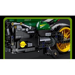 JIESTAR 91022 non  BENELLI 502C bộ đồ chơi xếp lắp ráp ghép mô hình  Kỹ Thuật Công Nghệ Cao Mô Hình Phương Tiện 765 khối