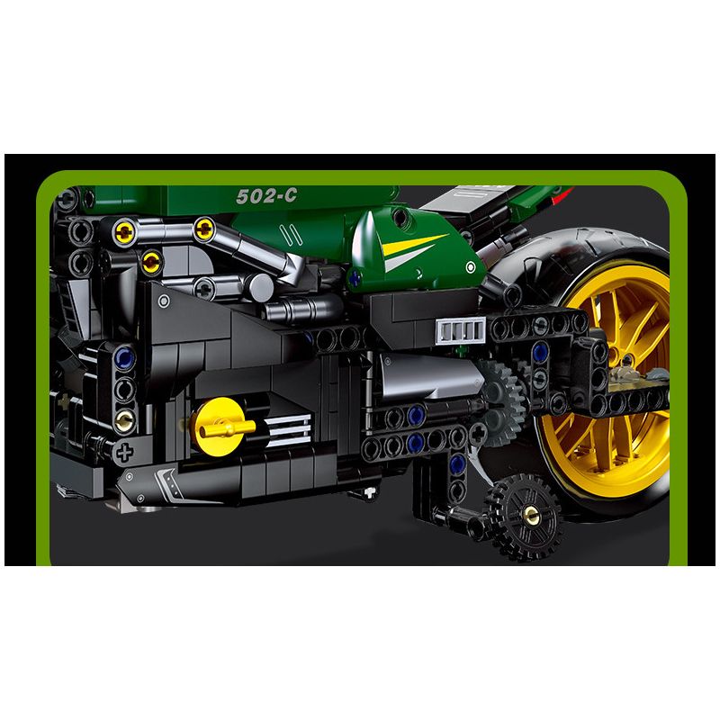 JIESTAR 91022 non  BENELLI 502C bộ đồ chơi xếp lắp ráp ghép mô hình  Kỹ Thuật Công Nghệ Cao Mô Hình Phương Tiện 765 khối