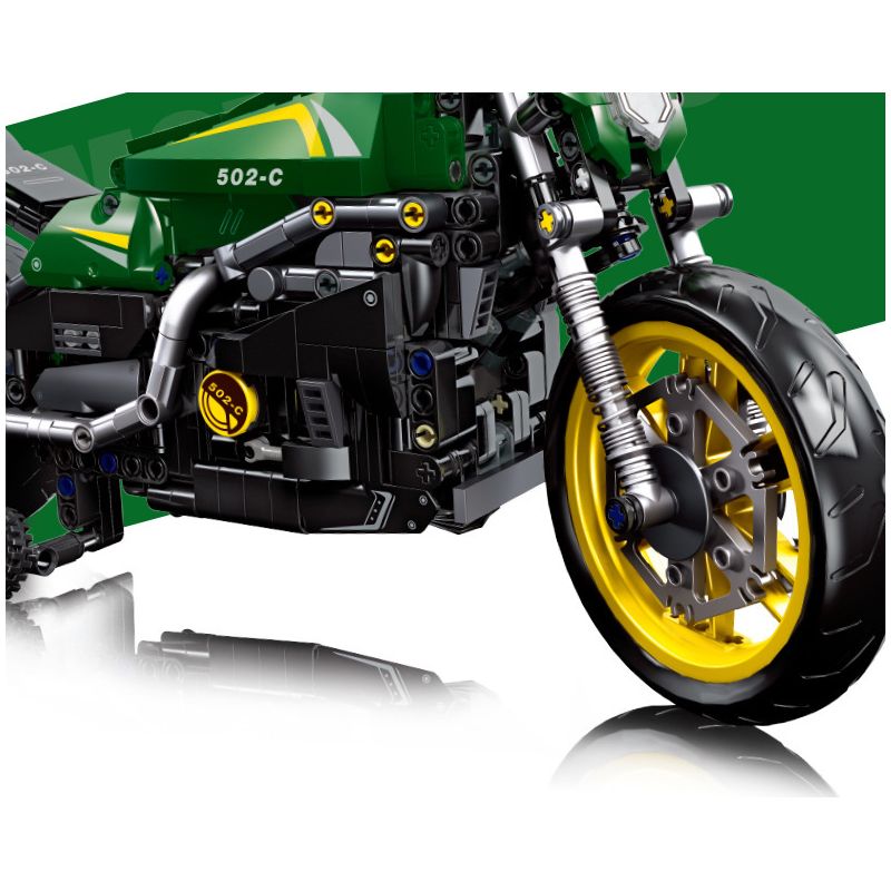 JIESTAR 91022 non  BENELLI 502C bộ đồ chơi xếp lắp ráp ghép mô hình  Kỹ Thuật Công Nghệ Cao Mô Hình Phương Tiện 765 khối