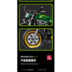 JIESTAR 91022 non  BENELLI 502C bộ đồ chơi xếp lắp ráp ghép mô hình  Kỹ Thuật Công Nghệ Cao Mô Hình Phương Tiện 765 khối