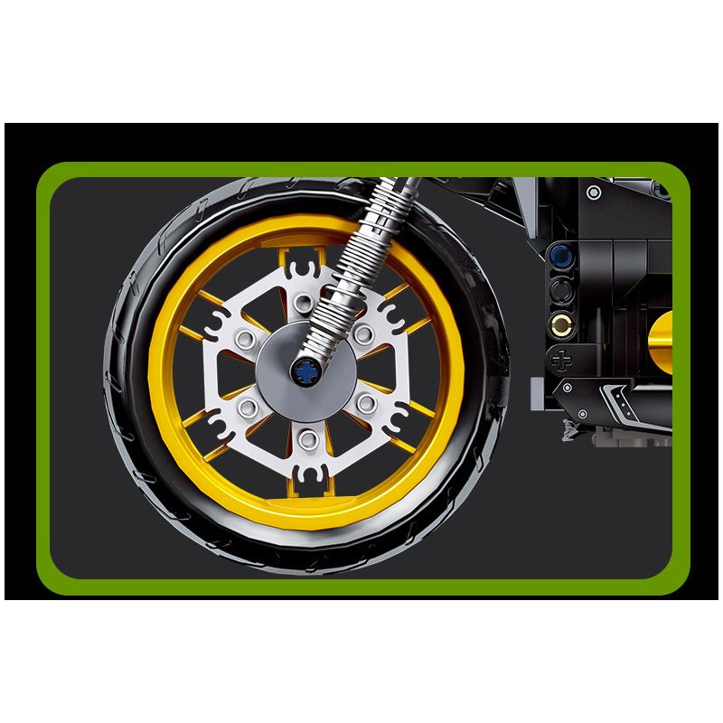 JIESTAR 91022 non  BENELLI 502C bộ đồ chơi xếp lắp ráp ghép mô hình  Kỹ Thuật Công Nghệ Cao Mô Hình Phương Tiện 765 khối