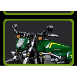 JIESTAR 91022 non  BENELLI 502C bộ đồ chơi xếp lắp ráp ghép mô hình  Kỹ Thuật Công Nghệ Cao Mô Hình Phương Tiện 765 khối