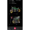 JIESTAR 91022 non  BENELLI 502C bộ đồ chơi xếp lắp ráp ghép mô hình  Kỹ Thuật Công Nghệ Cao Mô Hình Phương Tiện 765 khối