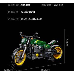 JIESTAR 91022 non  BENELLI 502C bộ đồ chơi xếp lắp ráp ghép mô hình  Kỹ Thuật Công Nghệ Cao Mô Hình Phương Tiện 765 khối